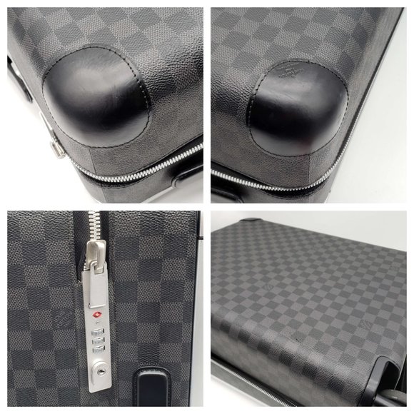 100% Authentic Louis Vuitton Horizon 55 Graphite Travel Luggage Bag - Picture 15 of 16